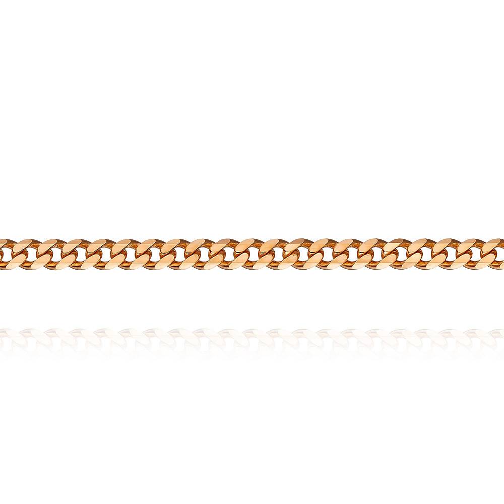 Цепь из красного золота, плетение Панцирное (044274)