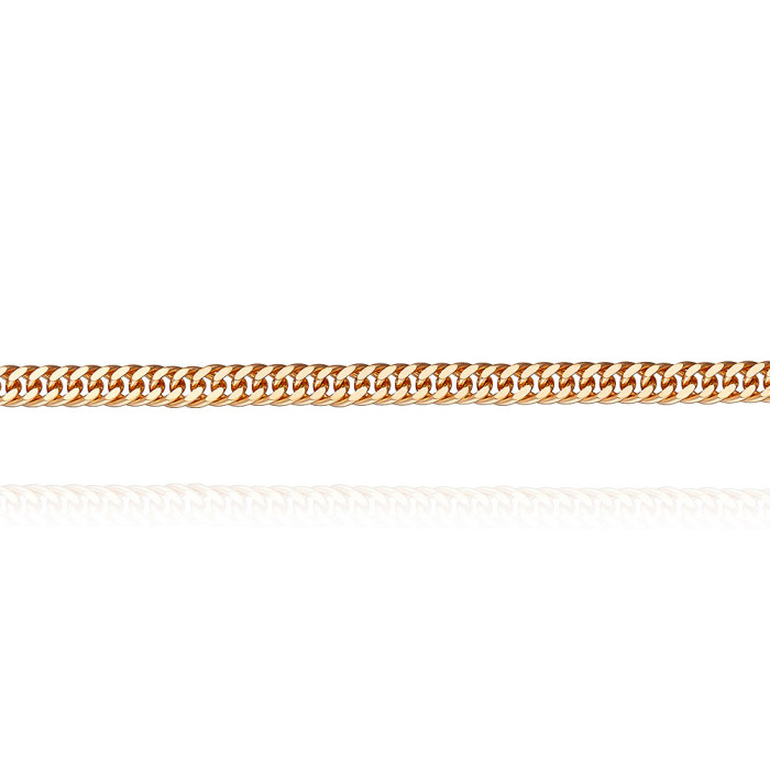 Цепь из красного золота, плетение Панцирное (044275)