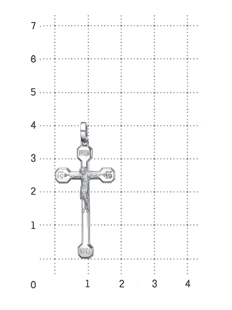 Кулон крест из платины (057988)