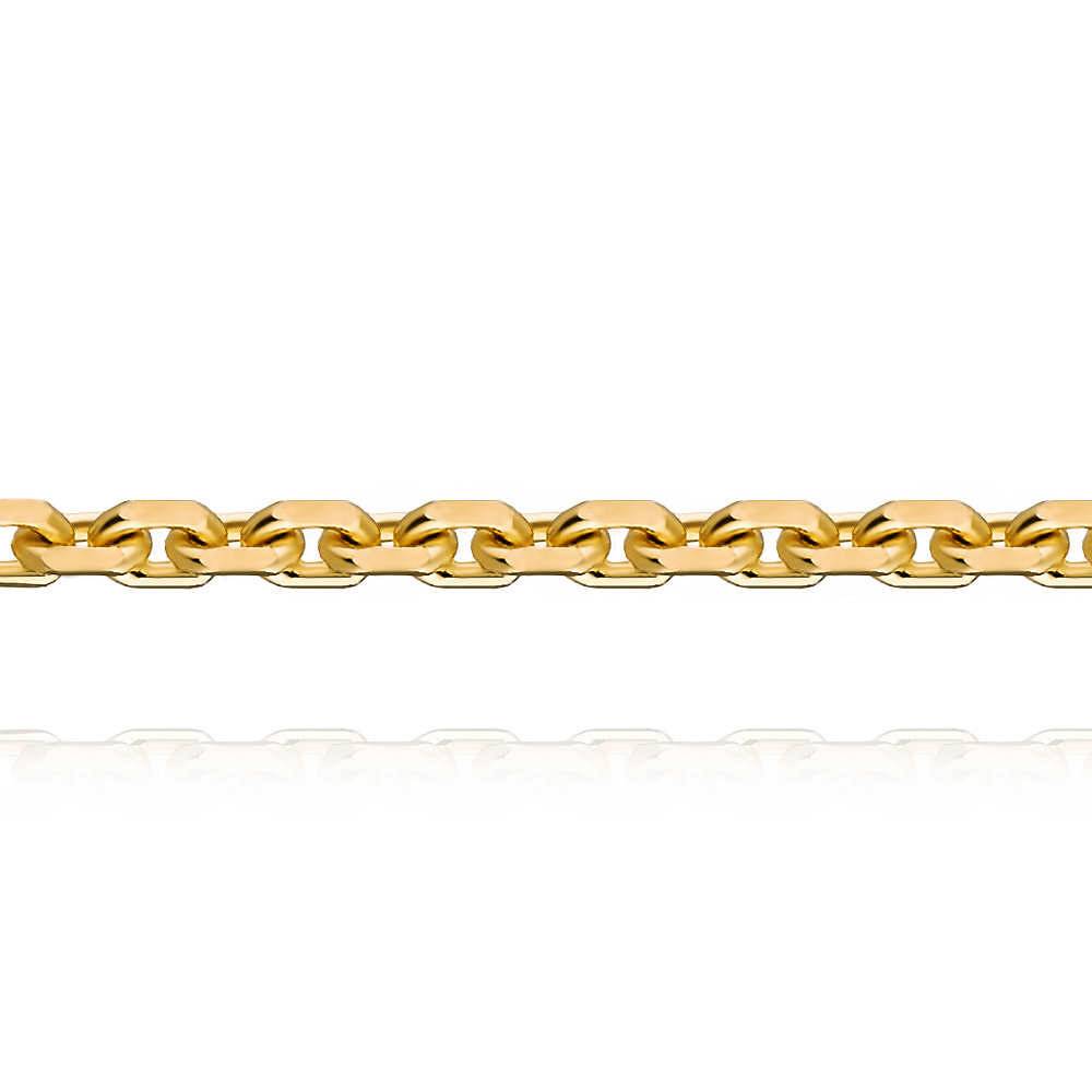 Цепь из жёлтого золота, плетение Якорное (047054)