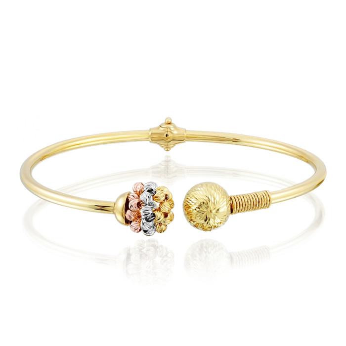 Браслет из комбинированного золота (054265)