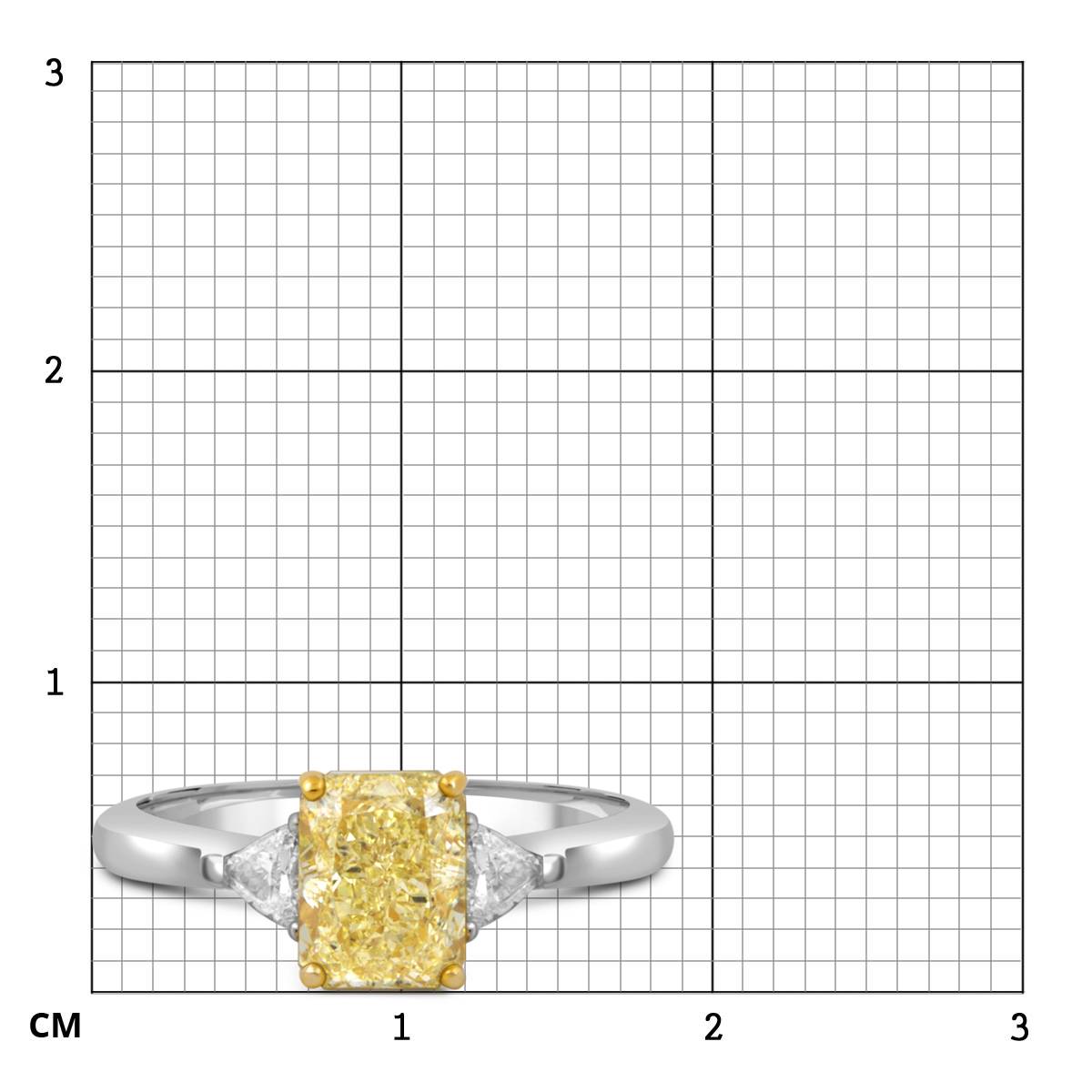 Помолвочное кольцо из белого золота с бриллиантами (051841)
