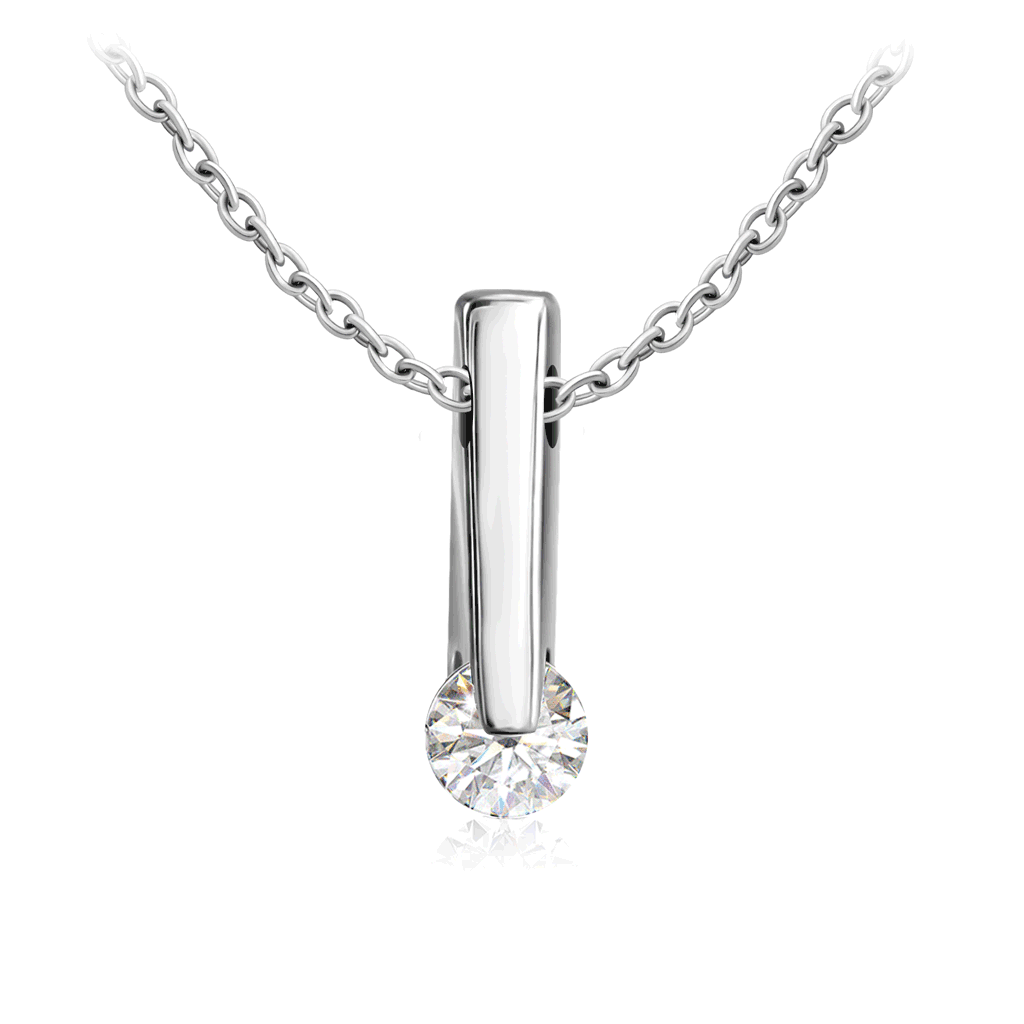 Колье из белого золота 