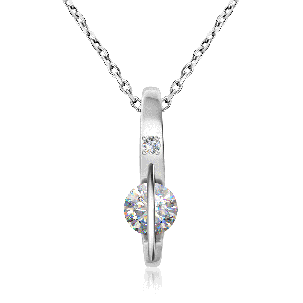 Колье из белого золота 