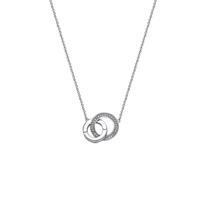 Колье из платины с бриллиантами (058547)