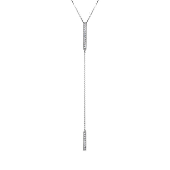 Колье из платины с бриллиантами (058545)