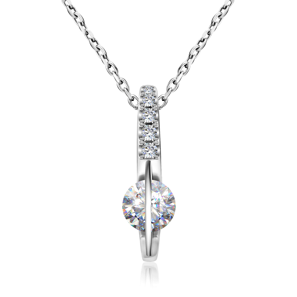 Колье из белого золота 