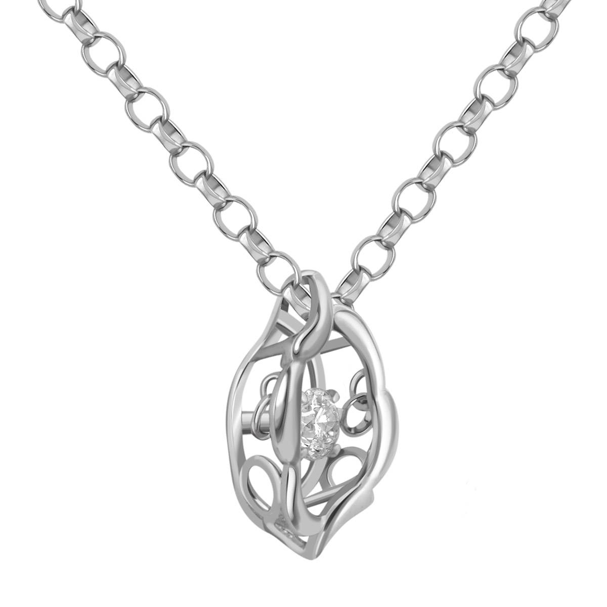 Колье из белого золота с 