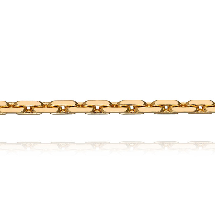 Цепь из жёлтого золота, плетение Якорное (045091)