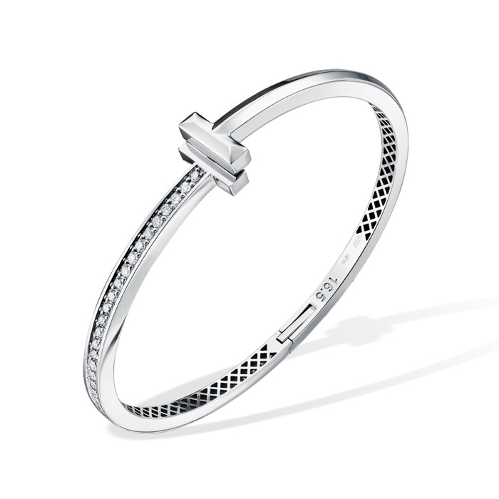 Браслет из белого золота с бриллиантами (059439)