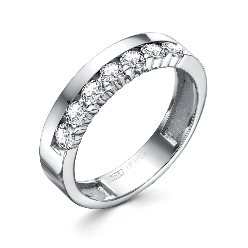 Кольцо из платины с бриллиантами (060632)