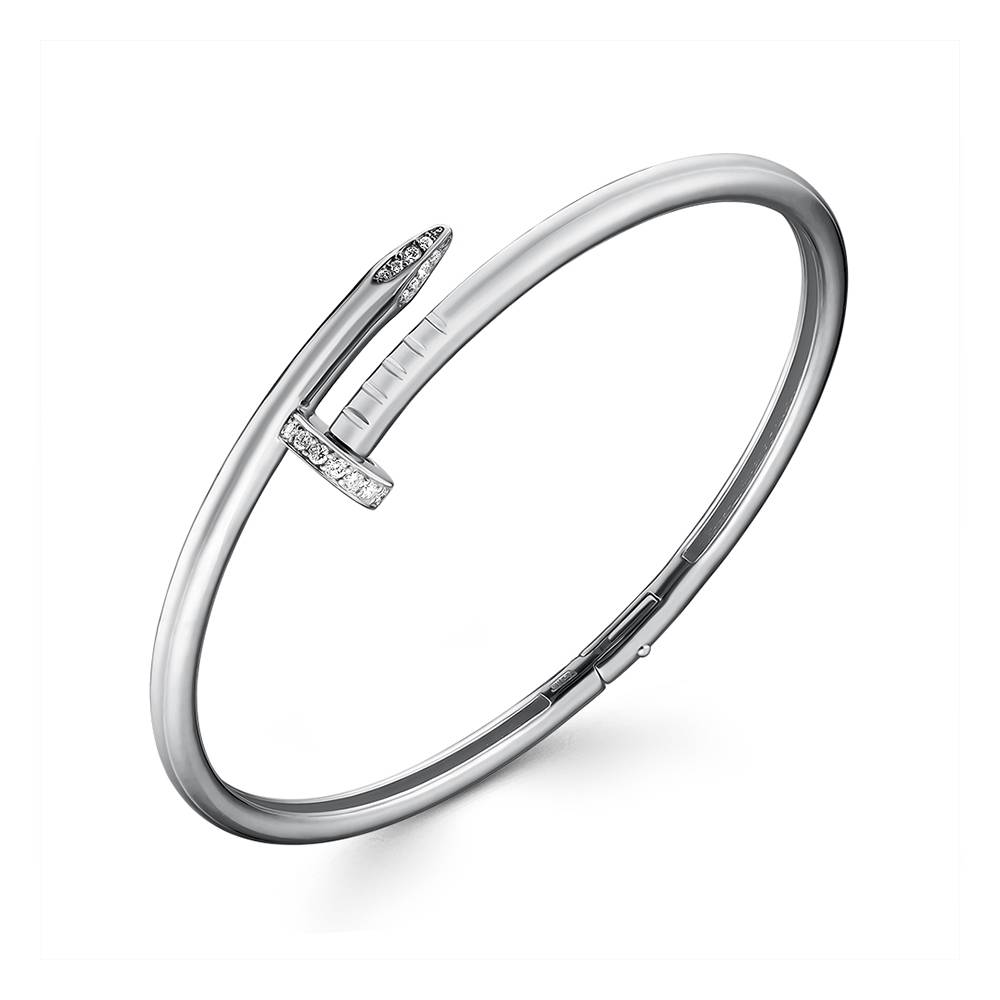 Браслет из белого золота с бриллиантами (059883)