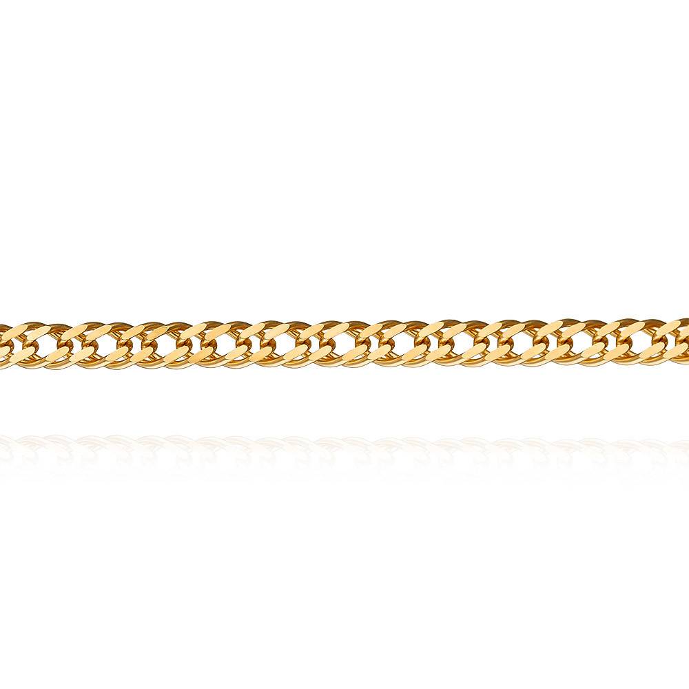 Цепь из жёлтого золота, плетение Ромб (045092)