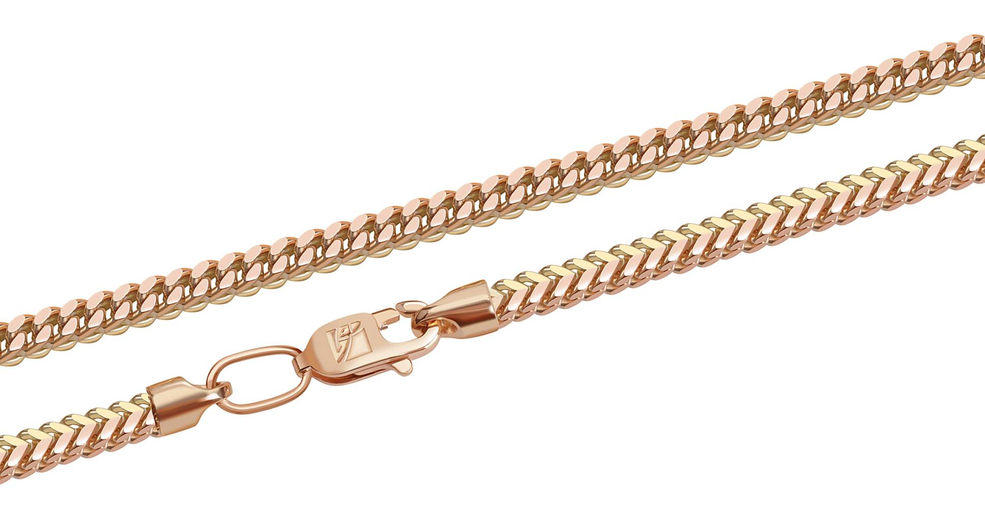 Цепь из комбинированного золота (045590)