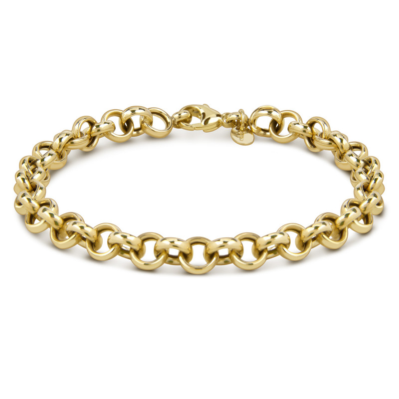 Браслет из жёлтого золота плетение 