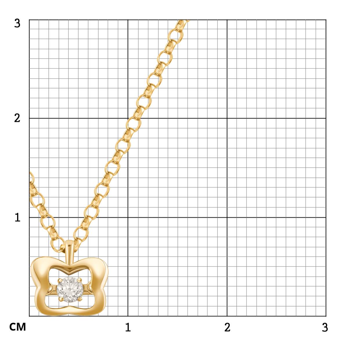 Колье из жёлтого золота с 