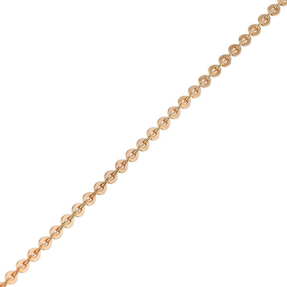 Цепь из красного золота, плетение Якорное (044308)