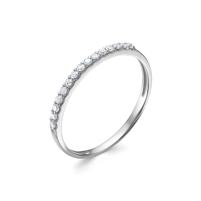 Кольцо из белого золота с бриллиантами (053972)