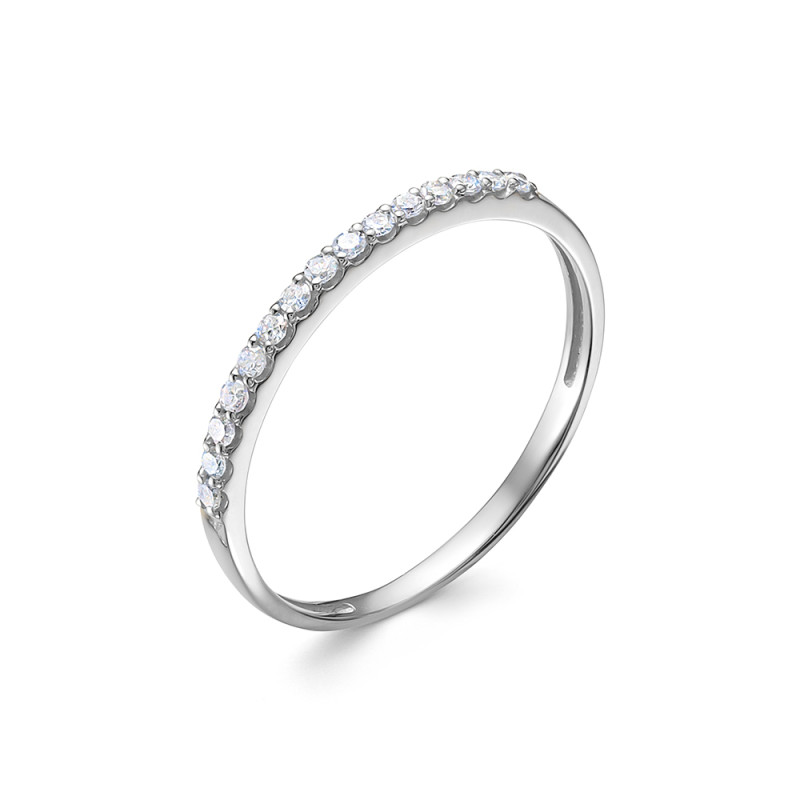 Кольцо из белого золота с бриллиантами (053972)