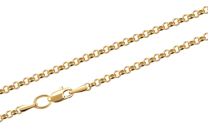 Цепочка из жёлтого золота, плетение "Ролло" (057522)